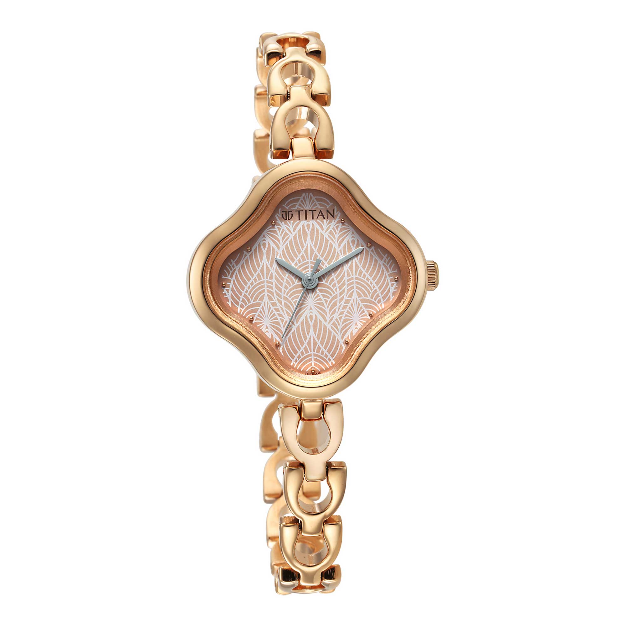 Titan Karishma Rose Gold Analog Metal Strap Watch for Women Kallol Limited