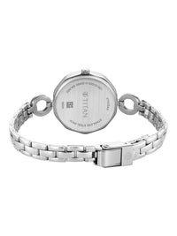 Titan Karishma Silver Dial Watch for Women 2702SM01