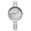Titan Purple Stackables Quartz Alog Two Toned Dial Stainless Steel Strap Watch for Women