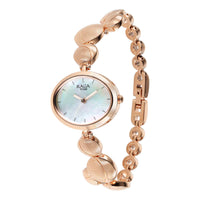 Titan Raga Power Pearls Quartz Analog Mother Of Pearl Dial Metal Strap Watch for Women