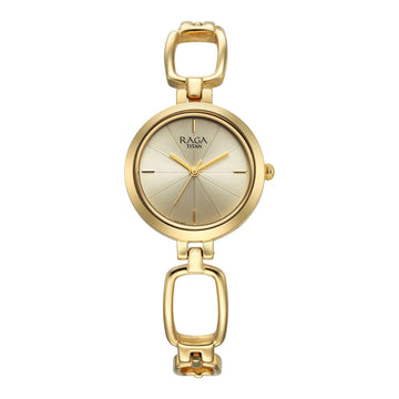 Titan Raga Champagne Dial Watch for Women