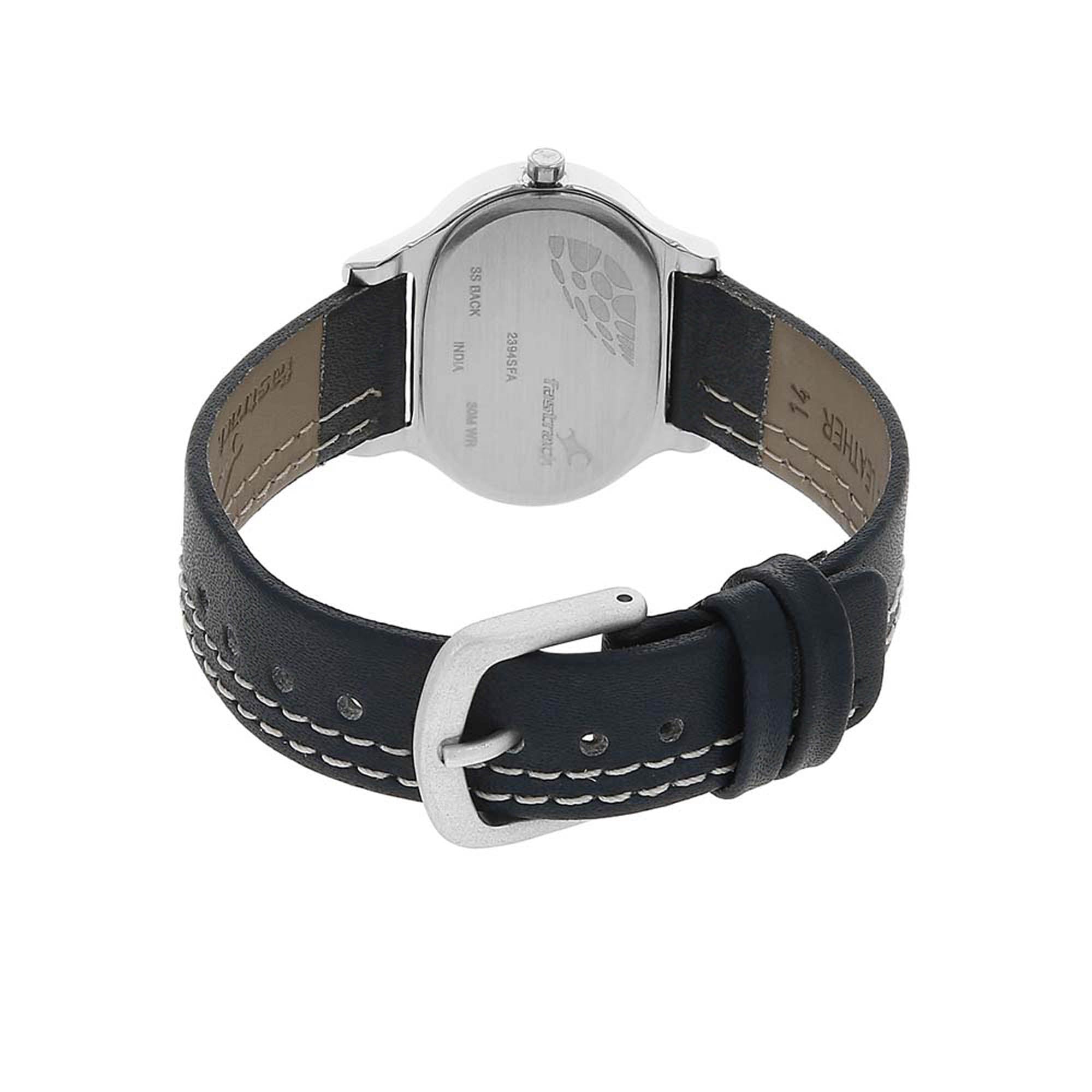 Fastrack Quartz Multifunction Black Dial Stainless Steel Strap Watch f Kallol Limited