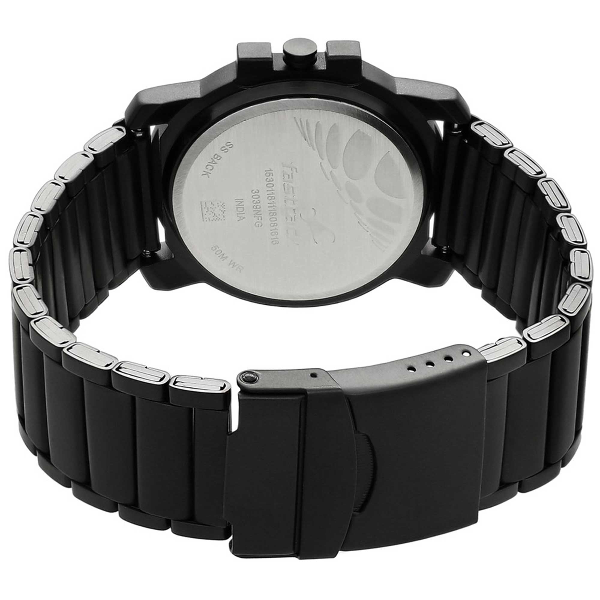 Fastrack Hitlist Quartz Analog Silver Dial Stainless Steel Strap
