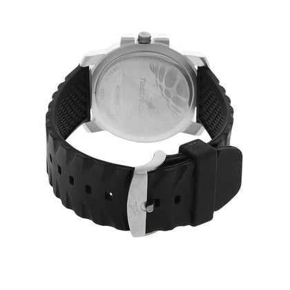 Fastrack Quartz Analog Brown Dial Plastic Strap Watch for Guys