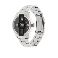 Fastrack Motorheads Quartz Analog Black Dial Stainless Steel Strap Watch for Guys