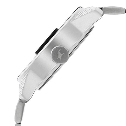 Fastrack Quartz Analog Green Dial Stainless Steel Strap Watch for Guys