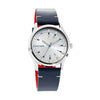 Fastrack I Love Me Quartz Analog Silver Dial Leather Strap Watch for Guys