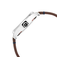 Fastrack I Love Me Quartz Analog Blue Dial Leather Strap Watch for Guys