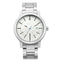 Tripster White Dial Stainless Steel Strap Watch
