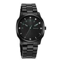 Fastrack Stunners Quartz Analog Black Dial Stainless Steel Strap Watch for Guys