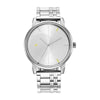 Fastrack Stunners Quartz Analog Silver Dial Metal Strap Watch for Guys