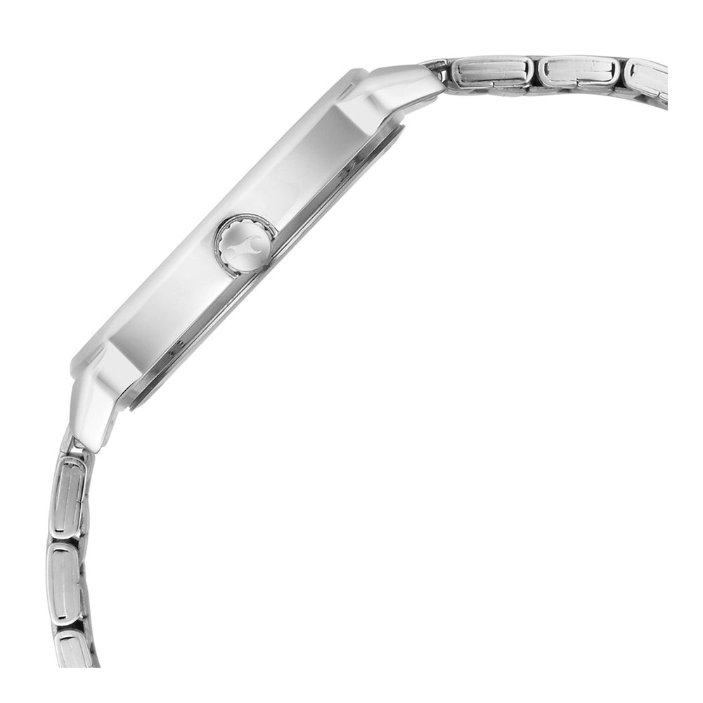 Fastrack Stunners Blue Dial Metal Strap Watch for Guys