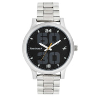 Fastrack Bold Black Dial Analog Watch for Men