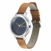 Fastrack Quartz Analog Black Dial Leather Strap Watch for Girls