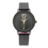 Fastrack Fastrack Ruffles Quartz Analog with Date Black Dial Leather Strap Watch for Girls