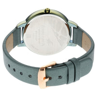 Fastrack Glitch Quartz Analog Blue Dial Leather Strap Watch for Girls