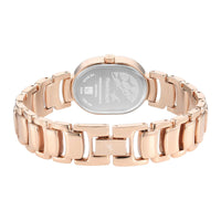 Fastrack Uptown Retreat Quartz Analog Pink Dial Metal Strap Watch for Girls