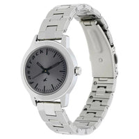 Fastrack Fundamentals Quartz Analog Grey Dial Stainless Steel Strap Watch for Girls