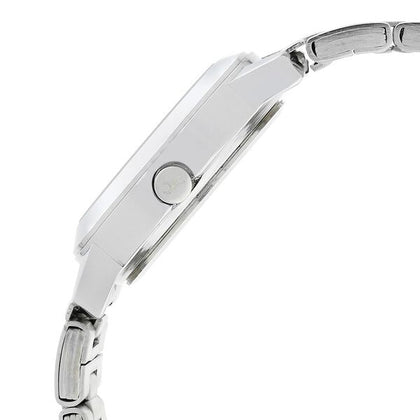Fastrack Fundamentals Quartz Analog Grey Dial Stainless Steel Strap Watch for Girls
