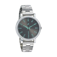 Fastrack Fundamentals Quartz Analog Grey Dial Stainless Steel Strap Watch for Girls