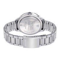 Sonata Quartz Analog with Day and Date White Dial Metal Strap Watch for Men
