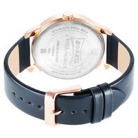 Sonata Quartz Multifunction Silver Dial Leather Strap Watch for Men