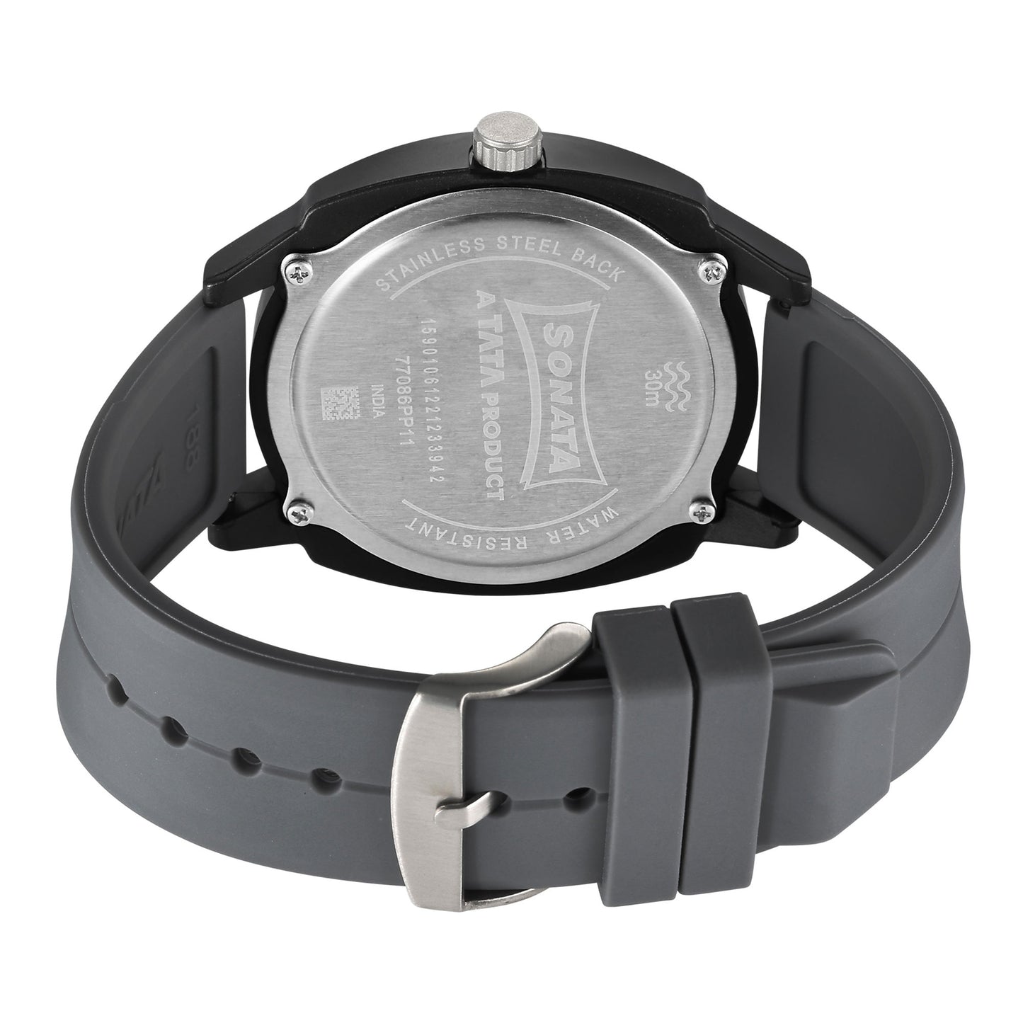 Camo Multicoloured Dial Plastic Strap Watch for Men