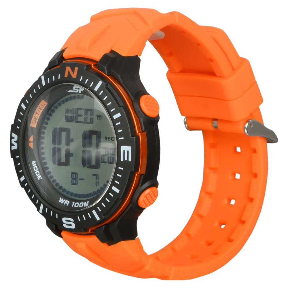 SF Digital Dial Silicone Strap Watch for Men