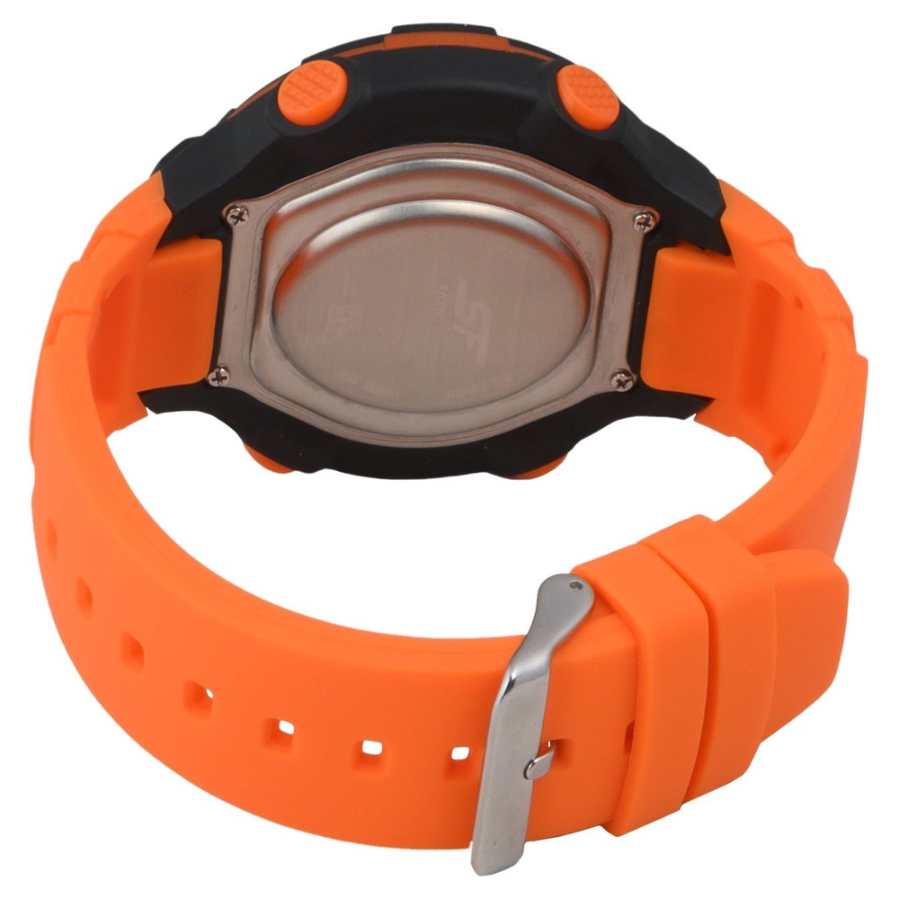 SF Digital Dial Silicone Strap Watch for Men