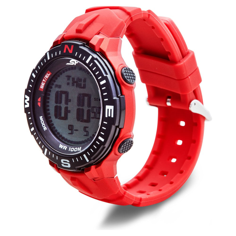 SF Digital Dial Silicone Strap Watch for Men