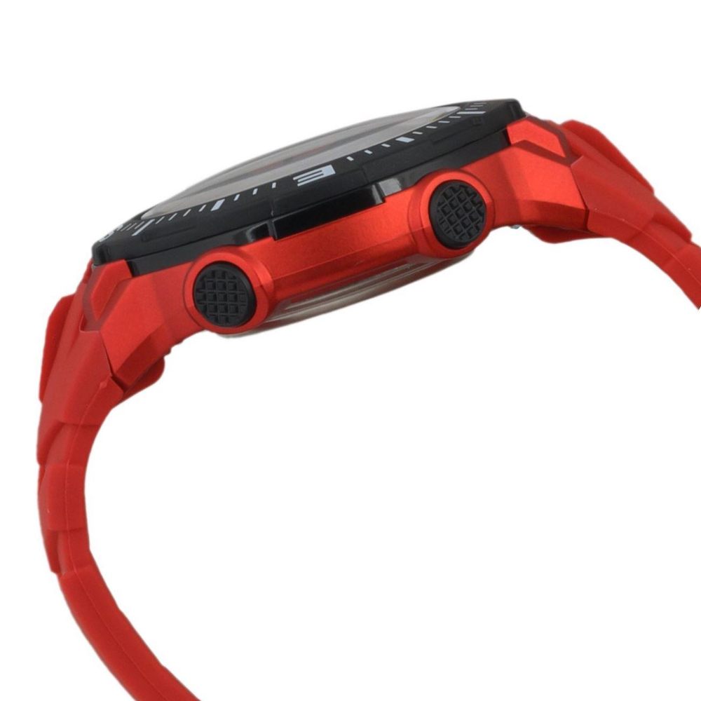 SF Digital Dial Silicone Strap Watch for Men