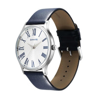 Sonata Aspire Quartz Analog White Dial Leather Strap Watch for Men