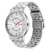 Sonata RPM Silver Dial Stainless Steel Strap Watch for Men