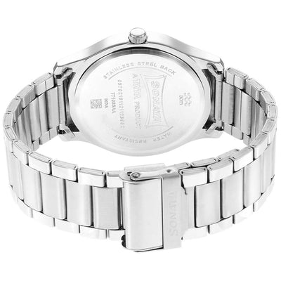 Sonata Quartz Analog Multicoloured Dial Stainless Steel Strap Watch for Men