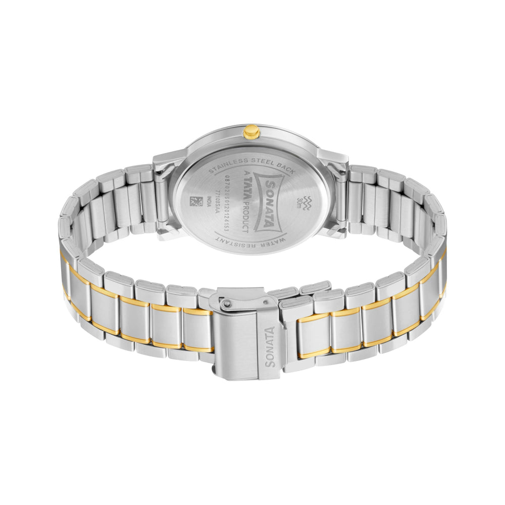 Champagne Dial Alog Watch