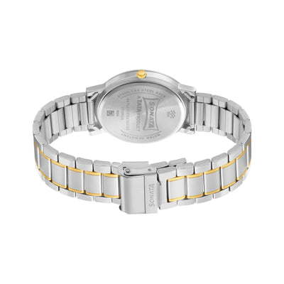 Champagne Dial Alog Watch