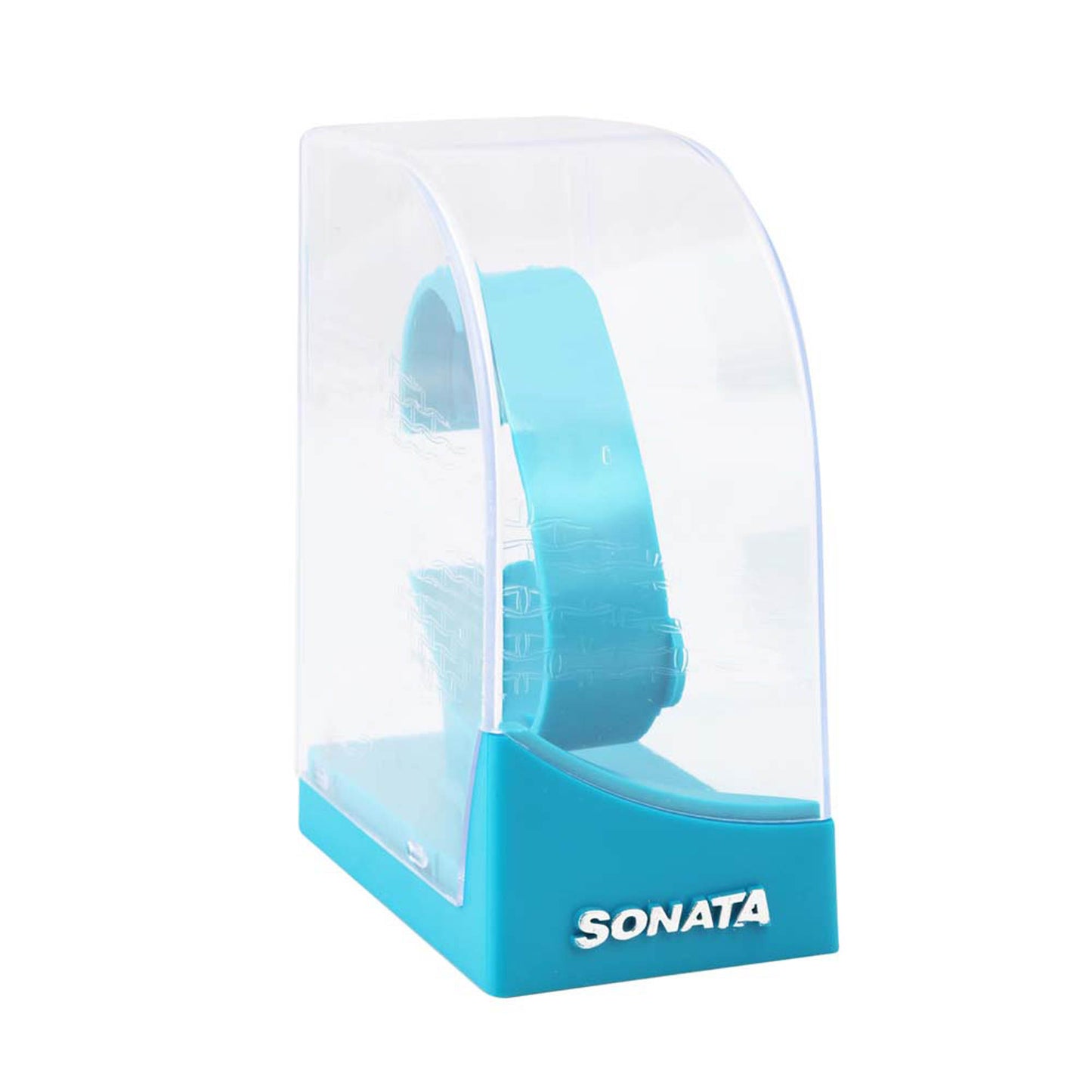 Sonata Quartz Analog Black Dial Leather Strap Watch for Men