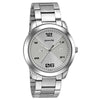 Sonata Quartz Analog with Day and Date Silver Dial Stainless Steel Strap Watch for Men