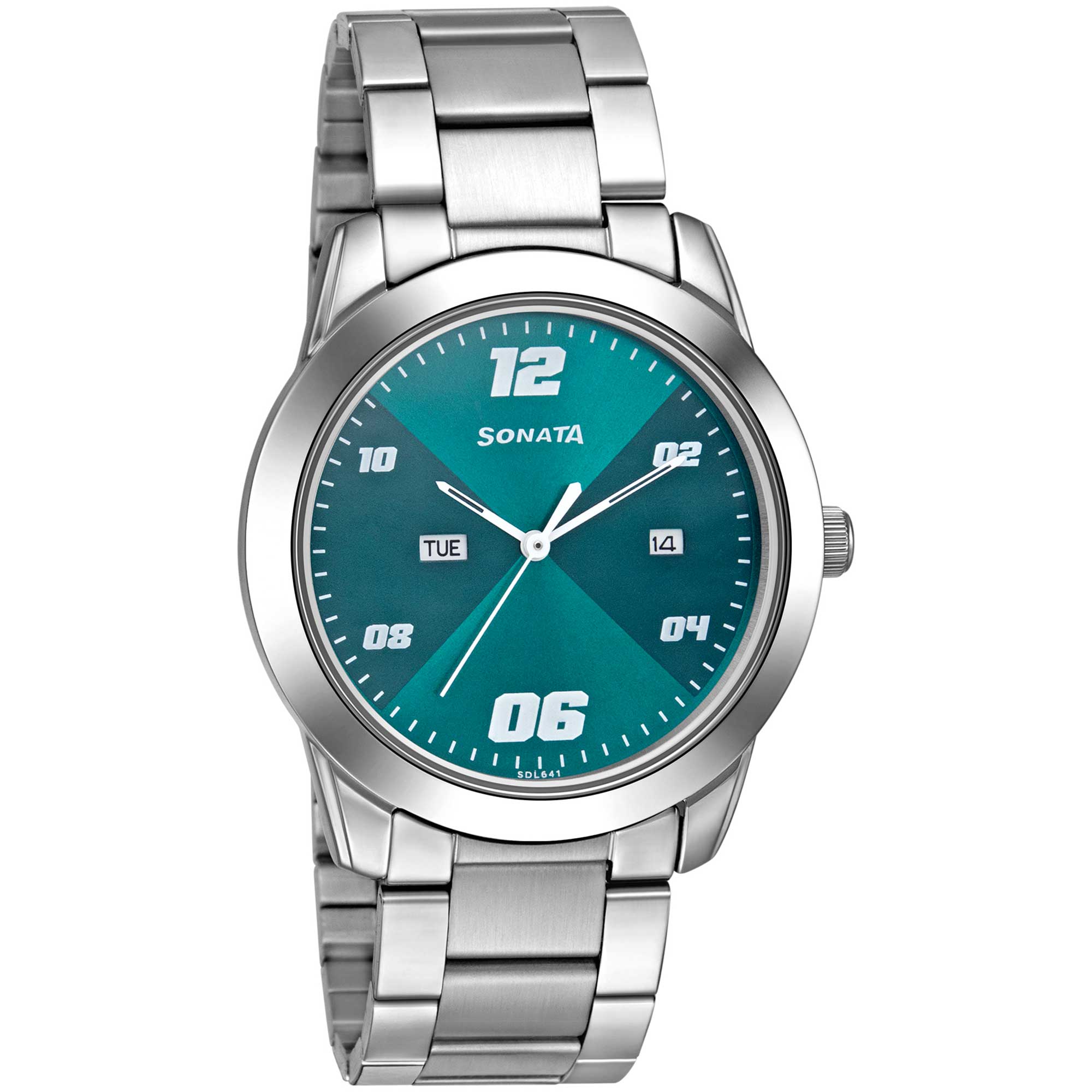 RPM Green Dial Silver Stainless Steel Strap Watch