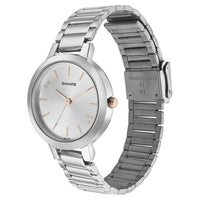 Sonata Play Silver Dial Women Watch With Stainless Steel Strap
