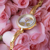 Sonata Wedding Silver Dial Women Watch With Metal Strap