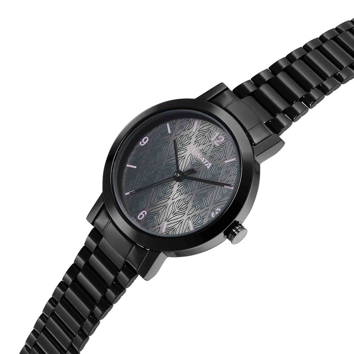 Sonata Ladies Essentials Grey Dial Stainless Steel Strap Watch for Women