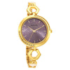 Utsav Purple Dail Yellow Bi Metal Strap Watch for Women