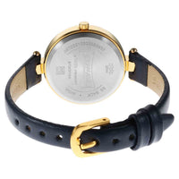 Sonata Gold Edit Blue Dial Women Watch With Leather Strap