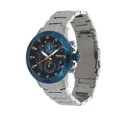 Titan Octane Blue Dial Chrono Stainless Steel Strap watch for Men