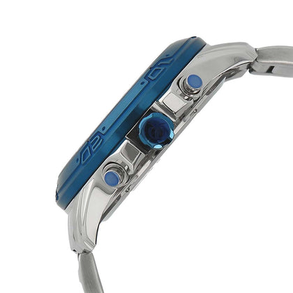 Titan Octane Blue Dial Chrono Stainless Steel Strap watch for Men
