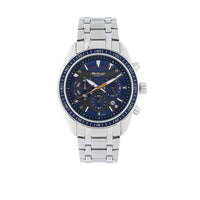 Titan Quartz Chronograph Blue Dial Stainless Steel Strap Watch for Men