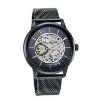 Titan Mechnaical Blue Dial Analog Stainless Steel Strap Watch for Men