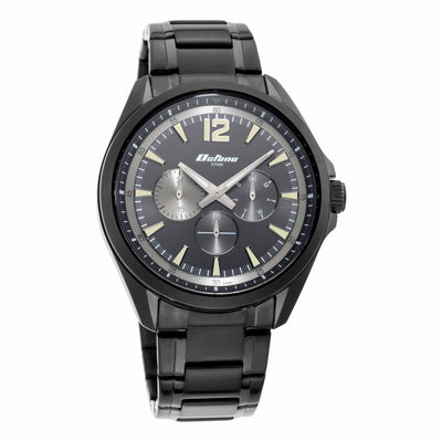 Titan Quartz Multifunction Silver Dial Stainless Steel Strap Watch for Men