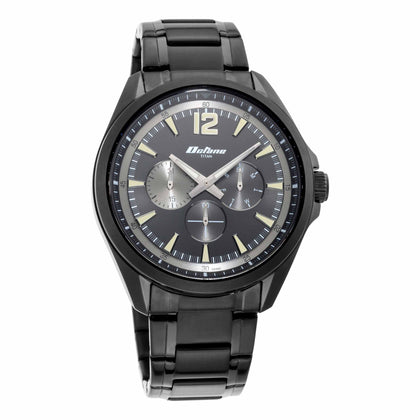 Titan Quartz Multifunction Silver Dial Stainless Steel Strap Watch for Men